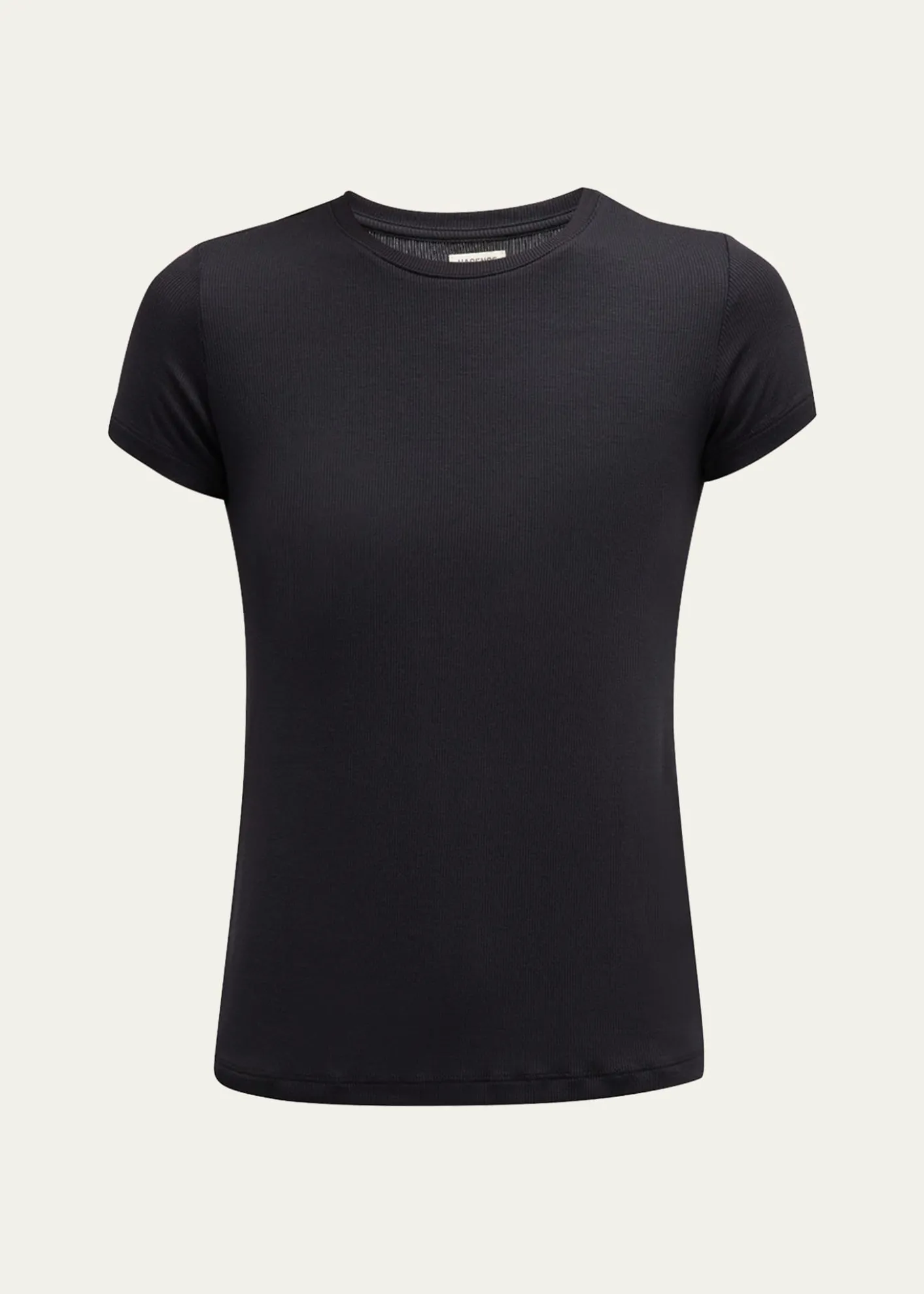 L'AgenceRessi Ribbed Short-Sleeve Tee