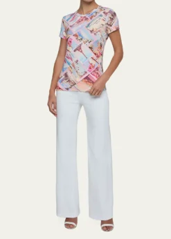 L'AgenceRessi Short-Sleeve Postcard Tee