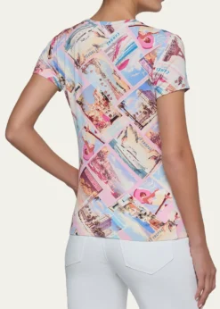 L'AgenceRessi Short-Sleeve Postcard Tee