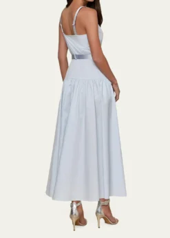 L'AgenceRima Belted Midi Dress