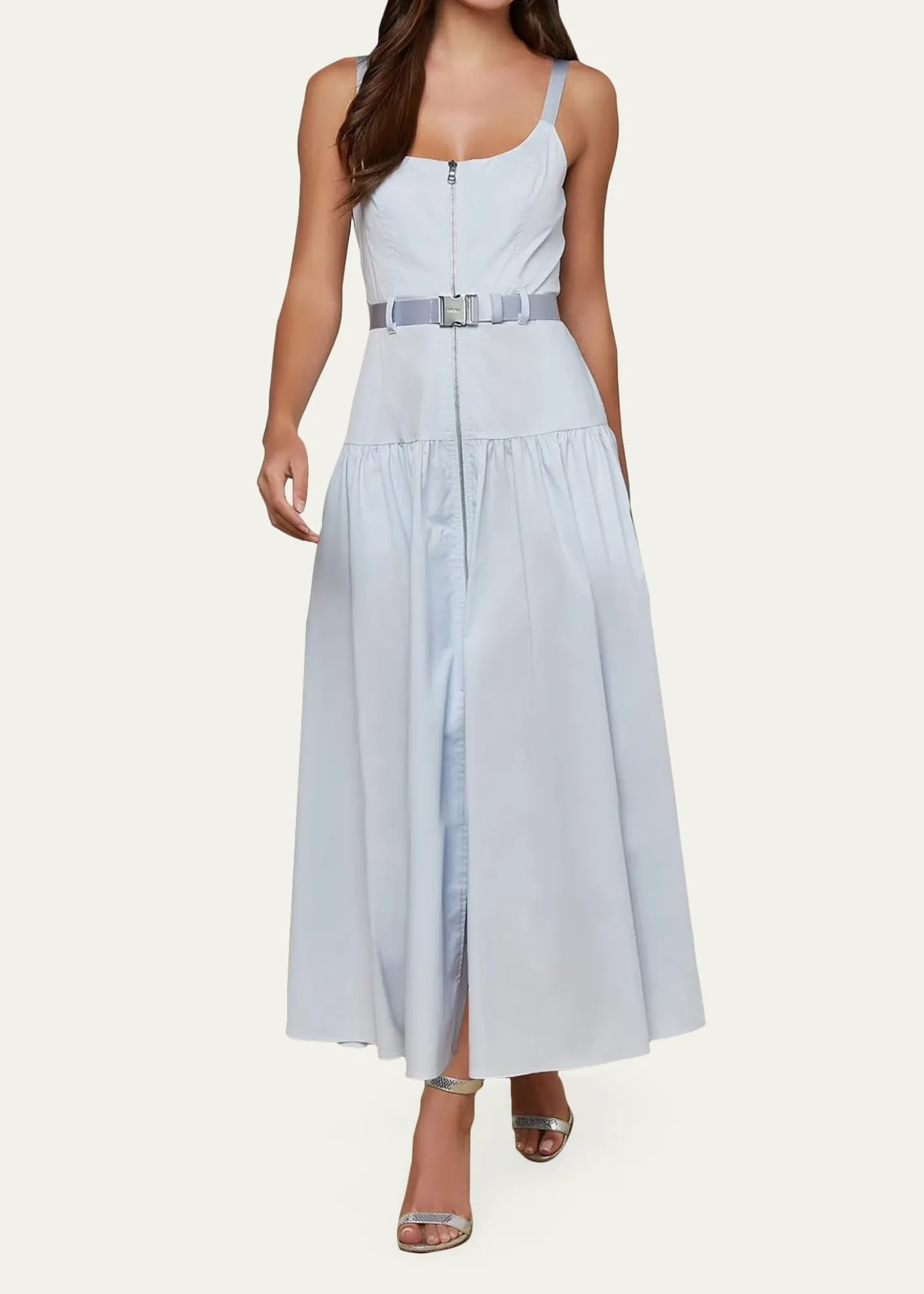 L'AgenceRima Belted Midi Dress