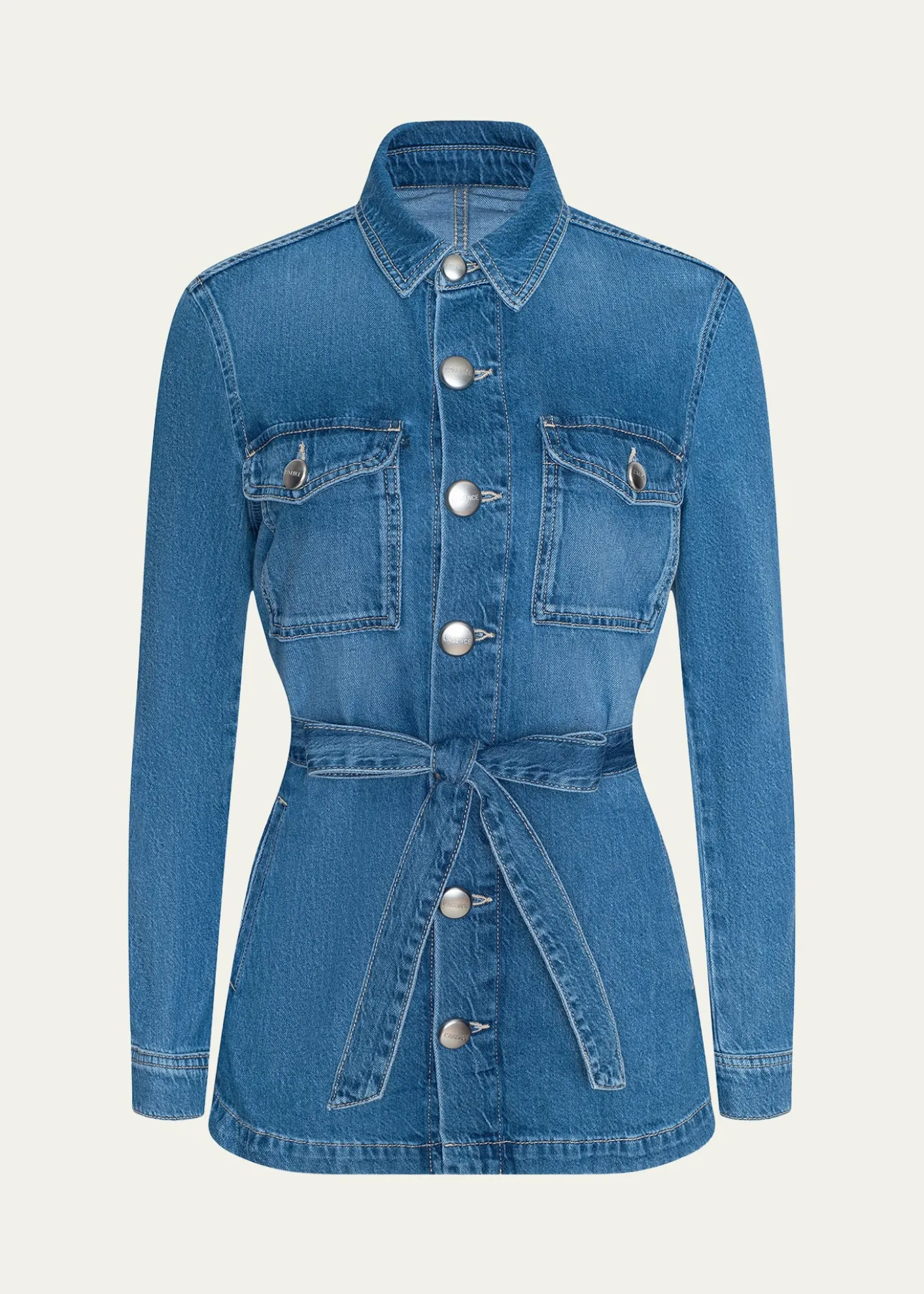 L'AgenceSamaya Denim Safari Jacket