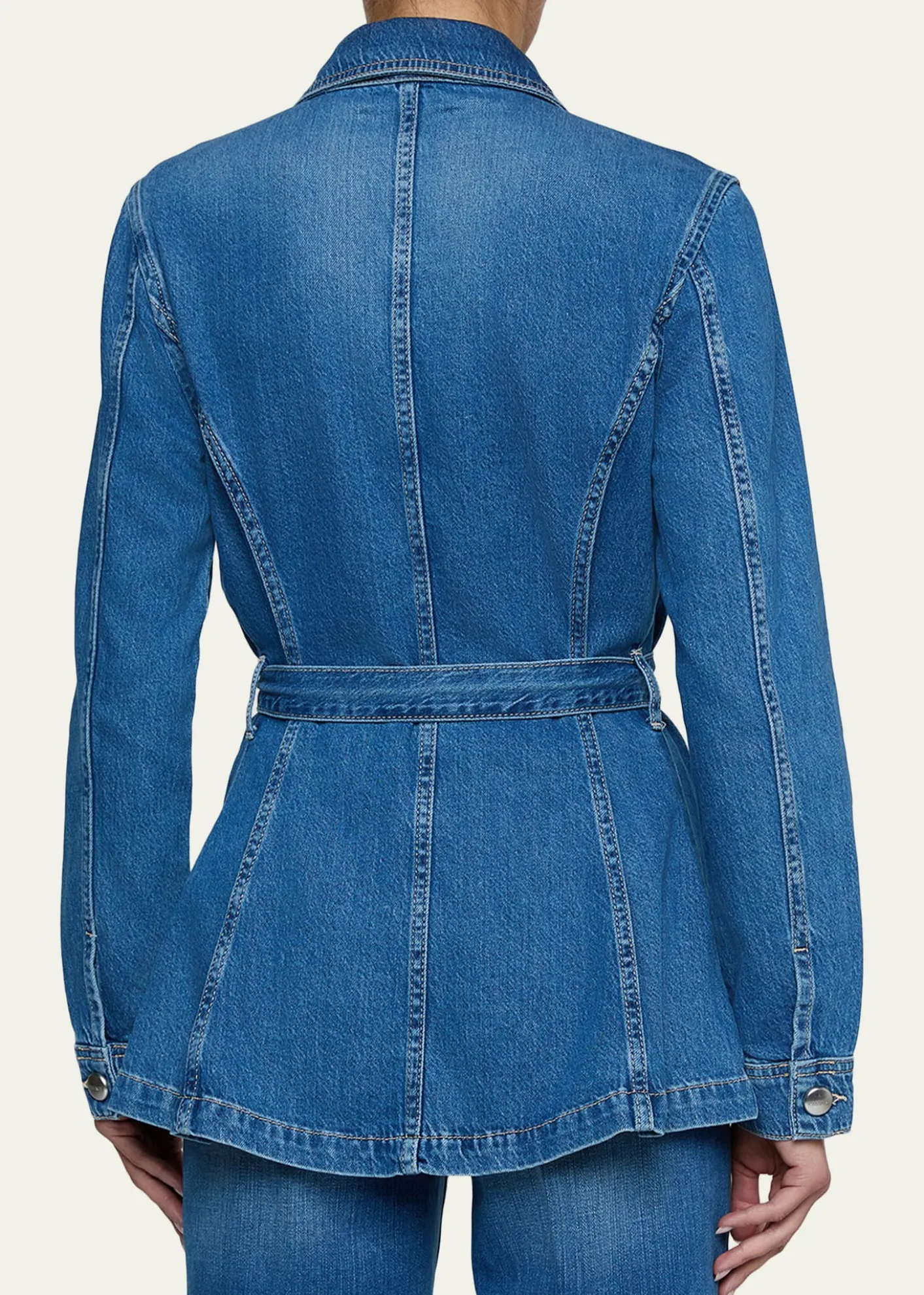 L'AgenceSamaya Denim Safari Jacket