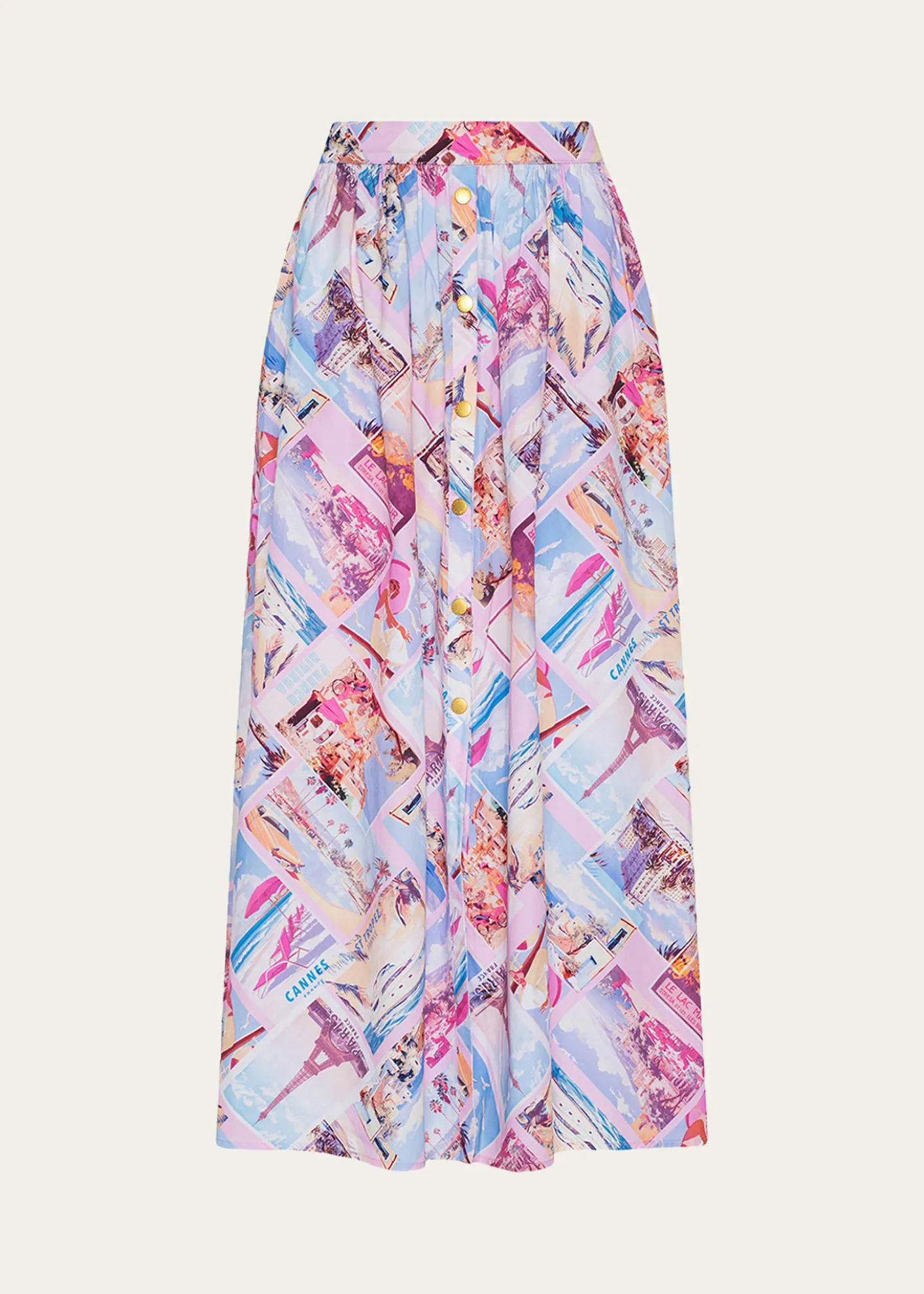 L'AgenceSeina Pocket Midi Skirt