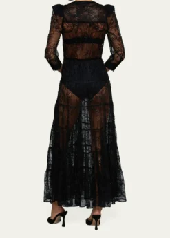 L'AgenceSeraoguba Kace Tiered Maxi Dress