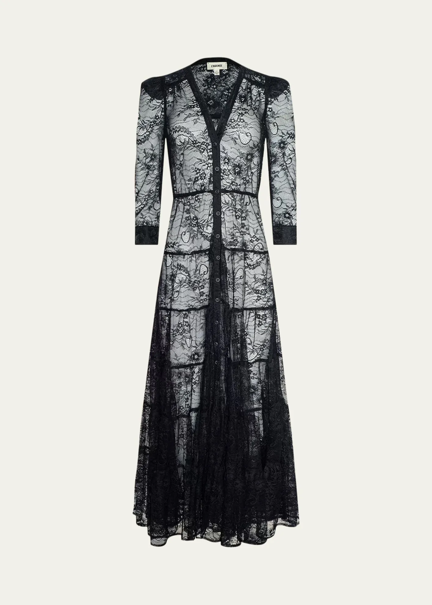 L'AgenceSeraoguba Kace Tiered Maxi Dress