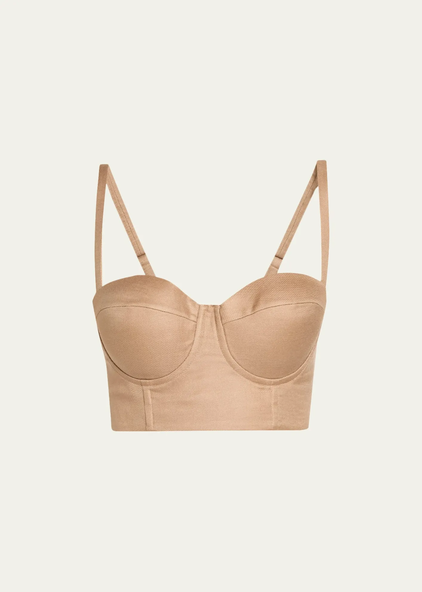L'AgenceSonya Satin Bralette Bustier Top