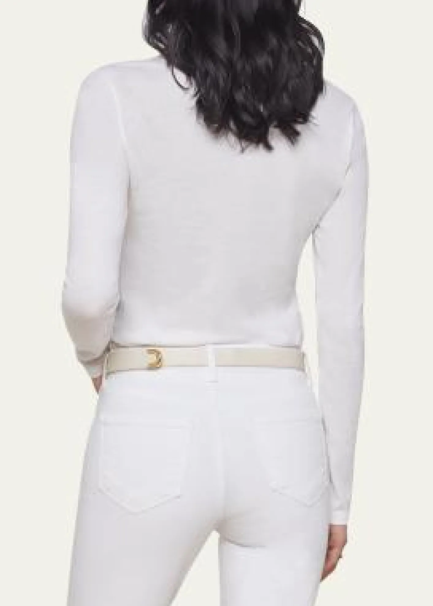 L'AgenceTess Long-Sleeve Crewneck Tee