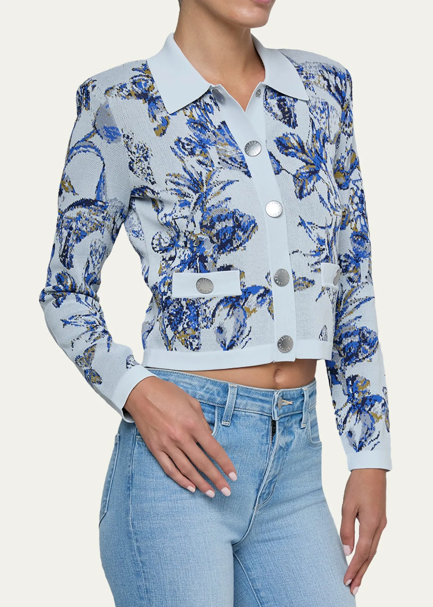 L'AgenceWestern Toile Osiris Jacquard Cardigan