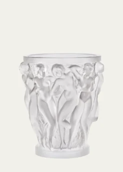 LaliqueClear Crystal Bacchantes Vase