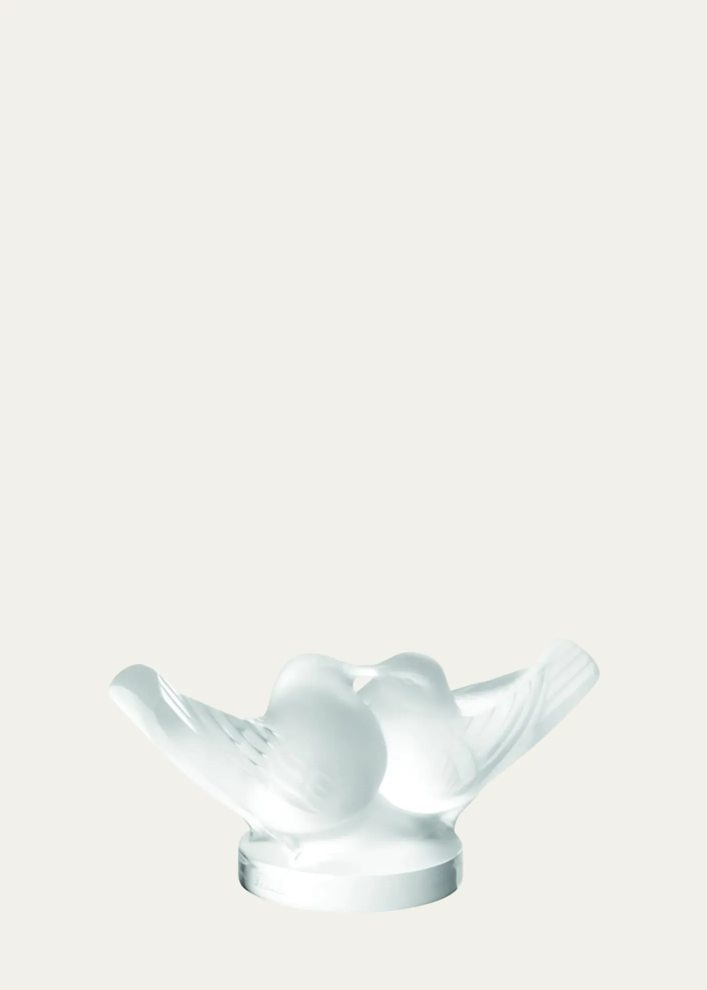LaliqueCrystal Doves Figurine