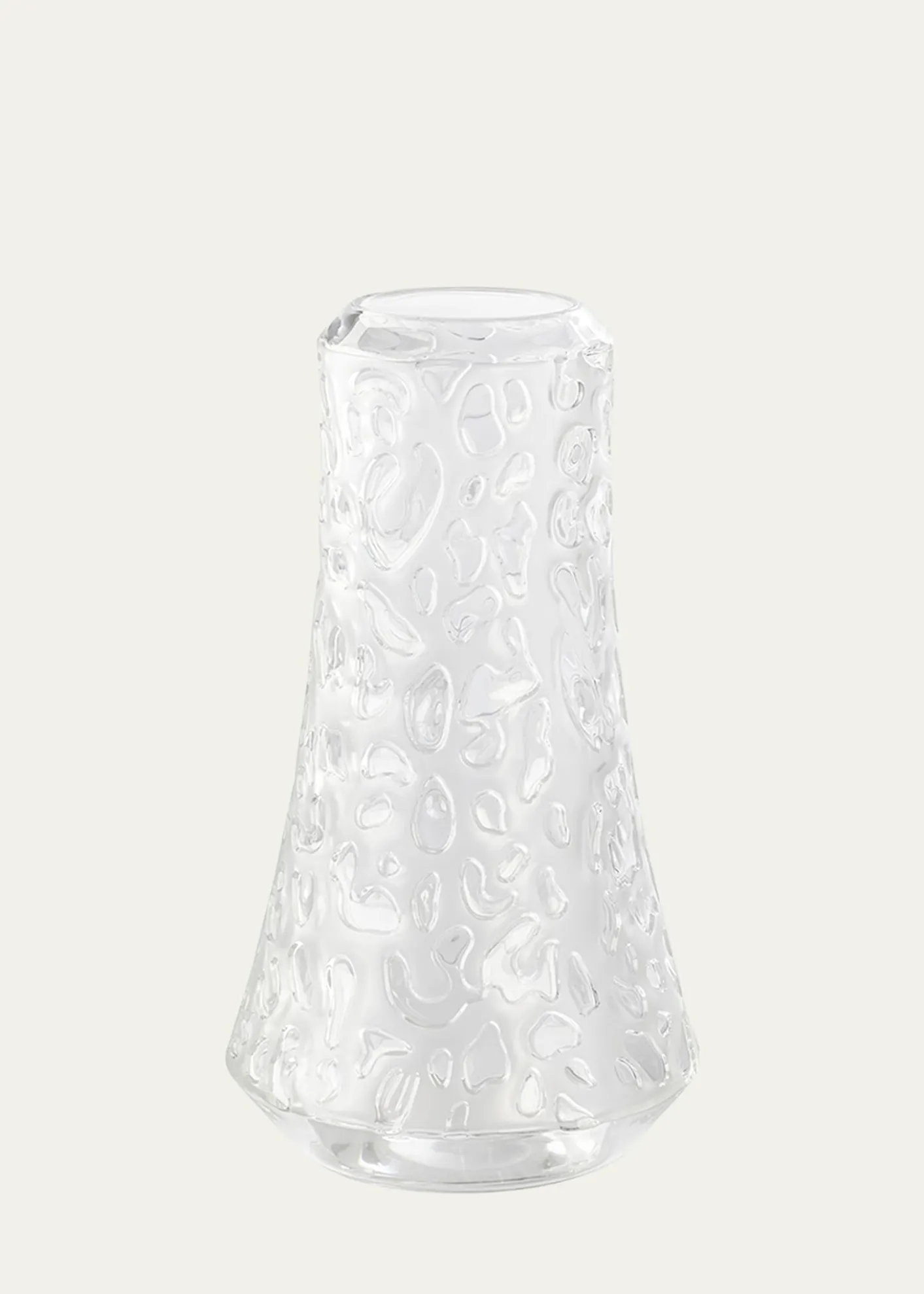 LaliquePanther Vase, Clear