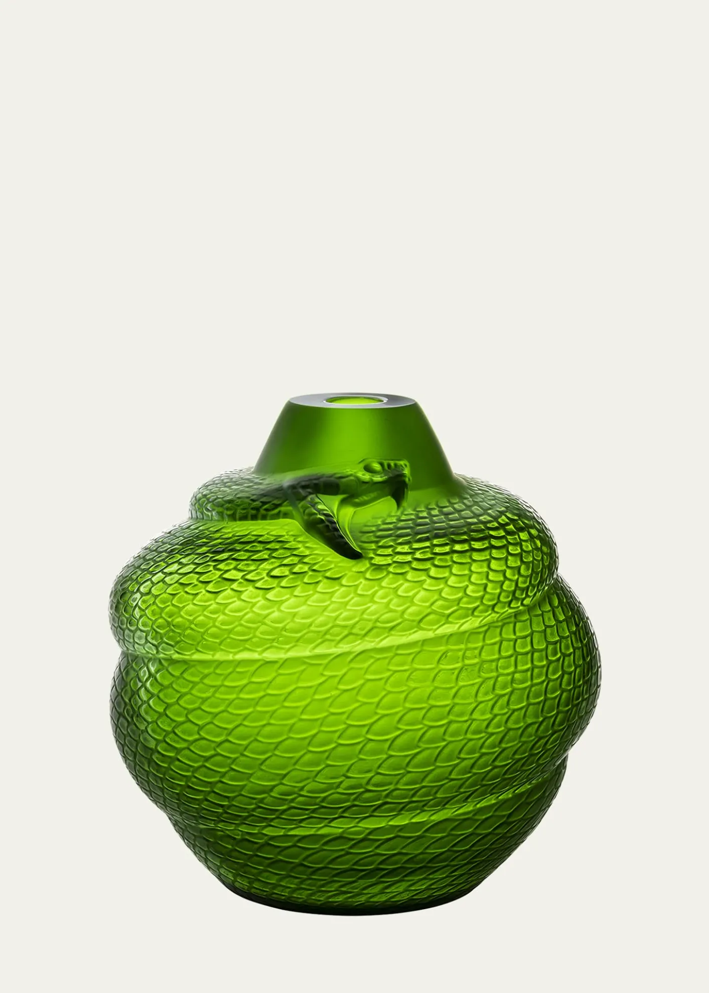 LaliqueSerpent Vase, 10"