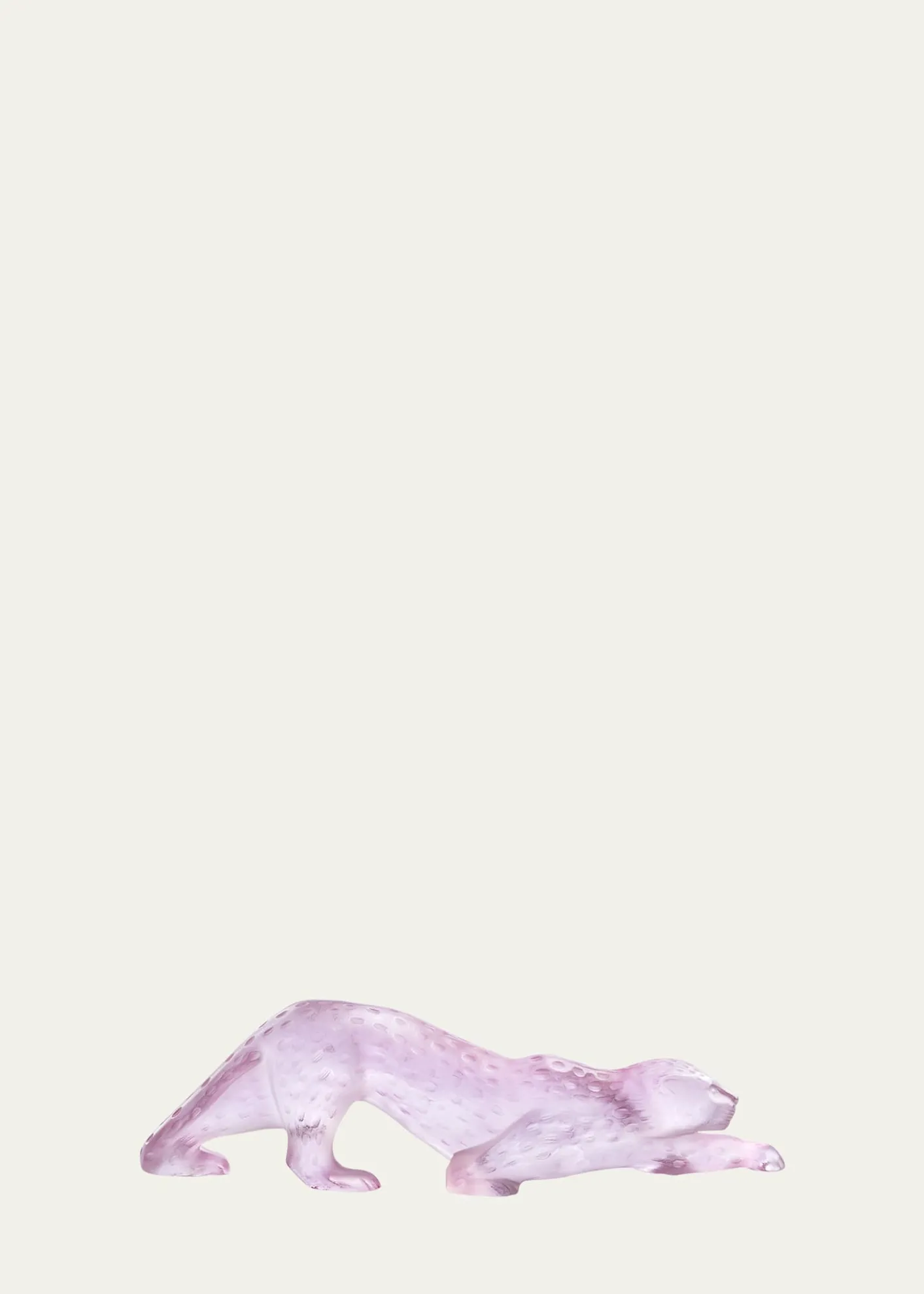 LaliqueZeila Pink Luster Panther Figure