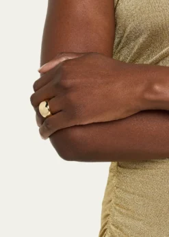 LanaCurved Bubble Hollow Ring