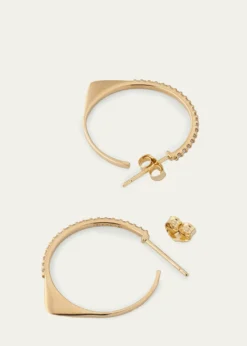 LanaEclipse Diamond Hoop Earrings
