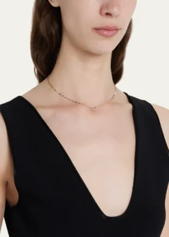 LanaFlawless 14K Gold Open Circle Pendant Necklace