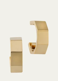 LanaHollow Rock Hoop Earrings, 22mm