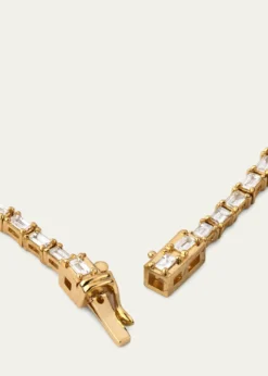 Lana14K Baguette Diamond Tennis Bracelet