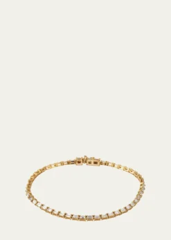 Lana14K Baguette Diamond Tennis Bracelet