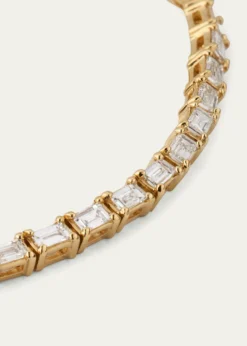 Lana14K Baguette Diamond Tennis Bracelet