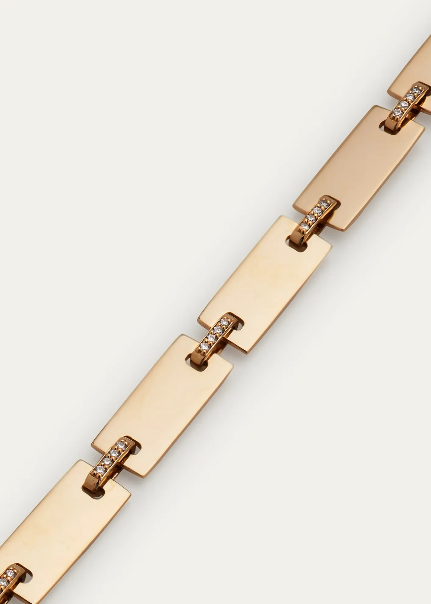Lana14K Gold Flawless Tag Link Bracelet