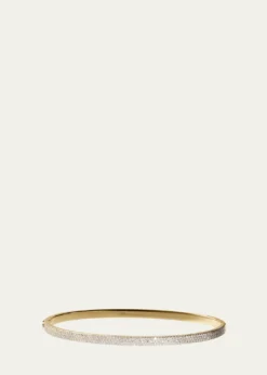 Lana14K Gold Flawless Vanity Diamond Hinge Bangle