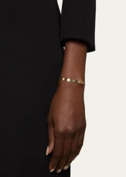 Lana14K Gold Laser Square Chain Bracelet