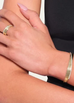 Lana14K Yellow Gold Flawless LANA Planet Bangle