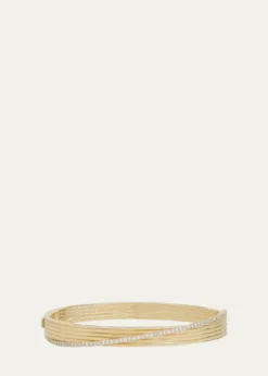 Lana14K Yellow Gold Flawless LANA Planet Bangle