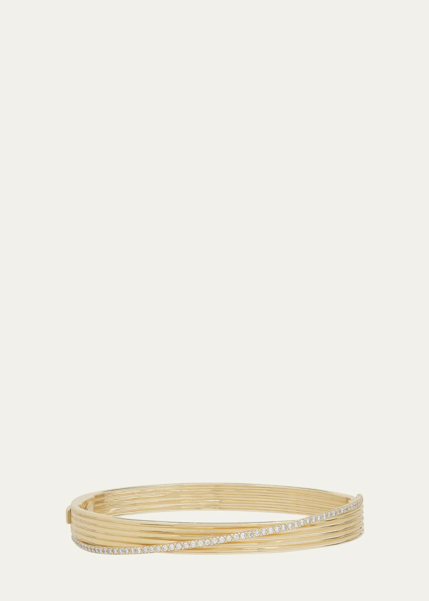 Lana14K Yellow Gold Flawless LANA Planet Bangle