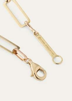 Lana14K Yellow Gold Paperclip Chain Bracelet