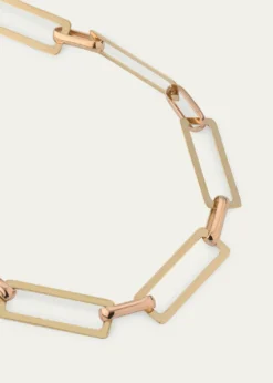 Lana14K Yellow Gold Paperclip Chain Bracelet