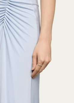 Lana14K Gold Baguette Diamond Half Eternity Band Ring