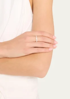 Lana14K Gold Baguette Diamond Stackable Ring