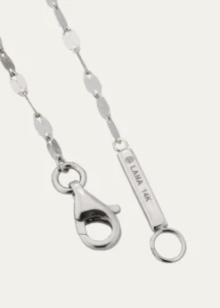 Lana14K Gold Baguette Everyday Cross Pendant Necklace with Jump Ring, 16-18"L