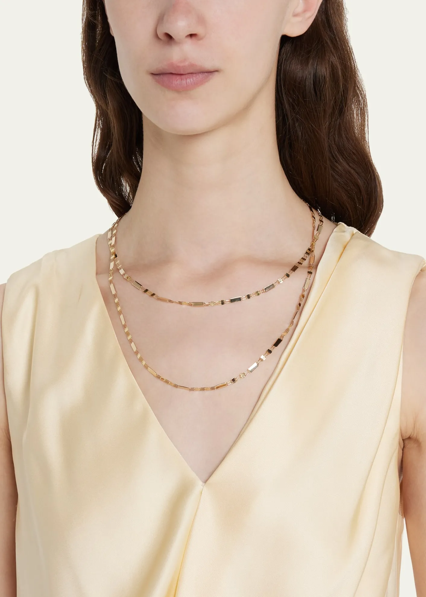 Lana14K Gold Blake Double Mega Gloss Double-Strand Necklace