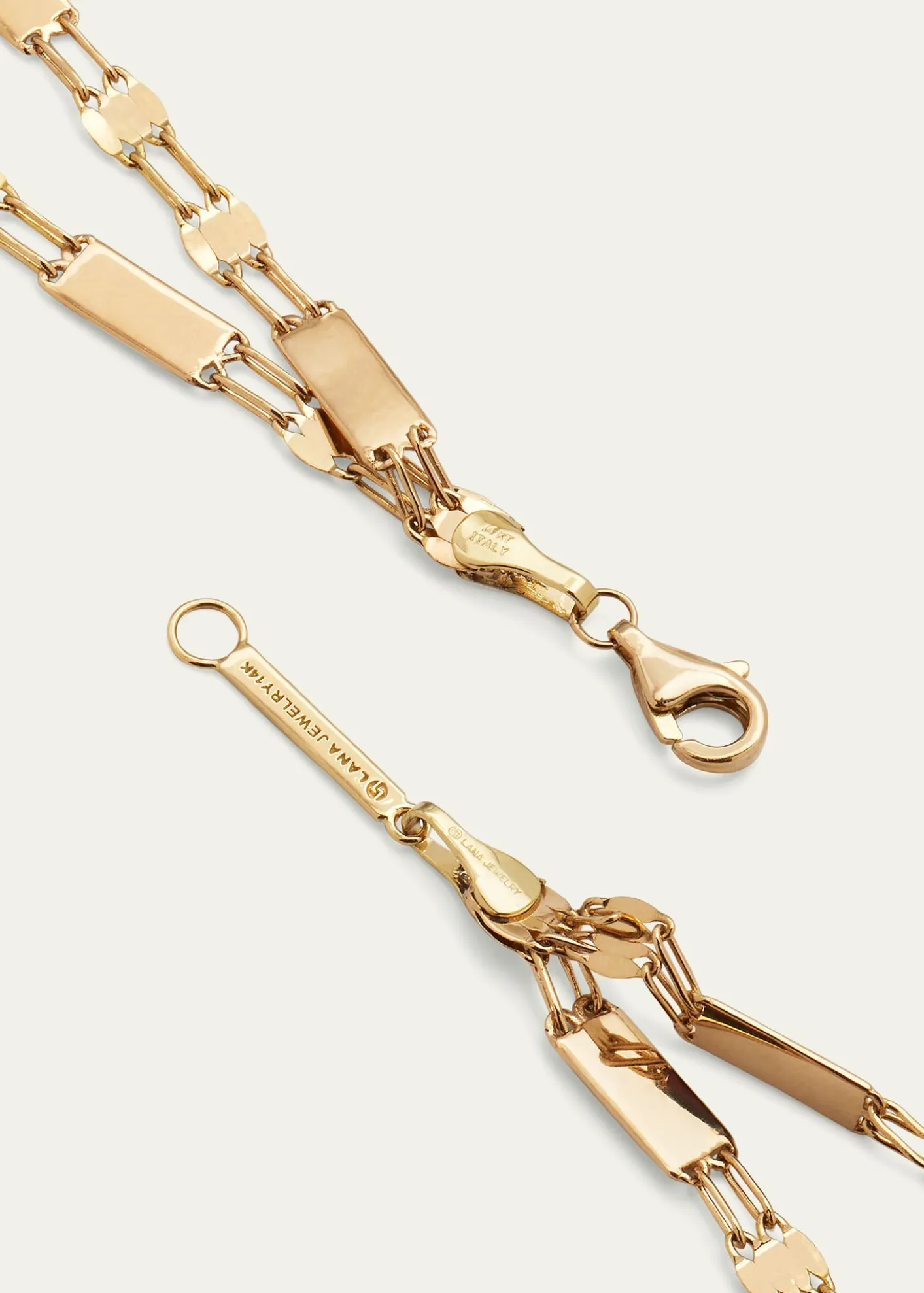 Lana14K Gold Blake Double Mega Gloss Double-Strand Necklace