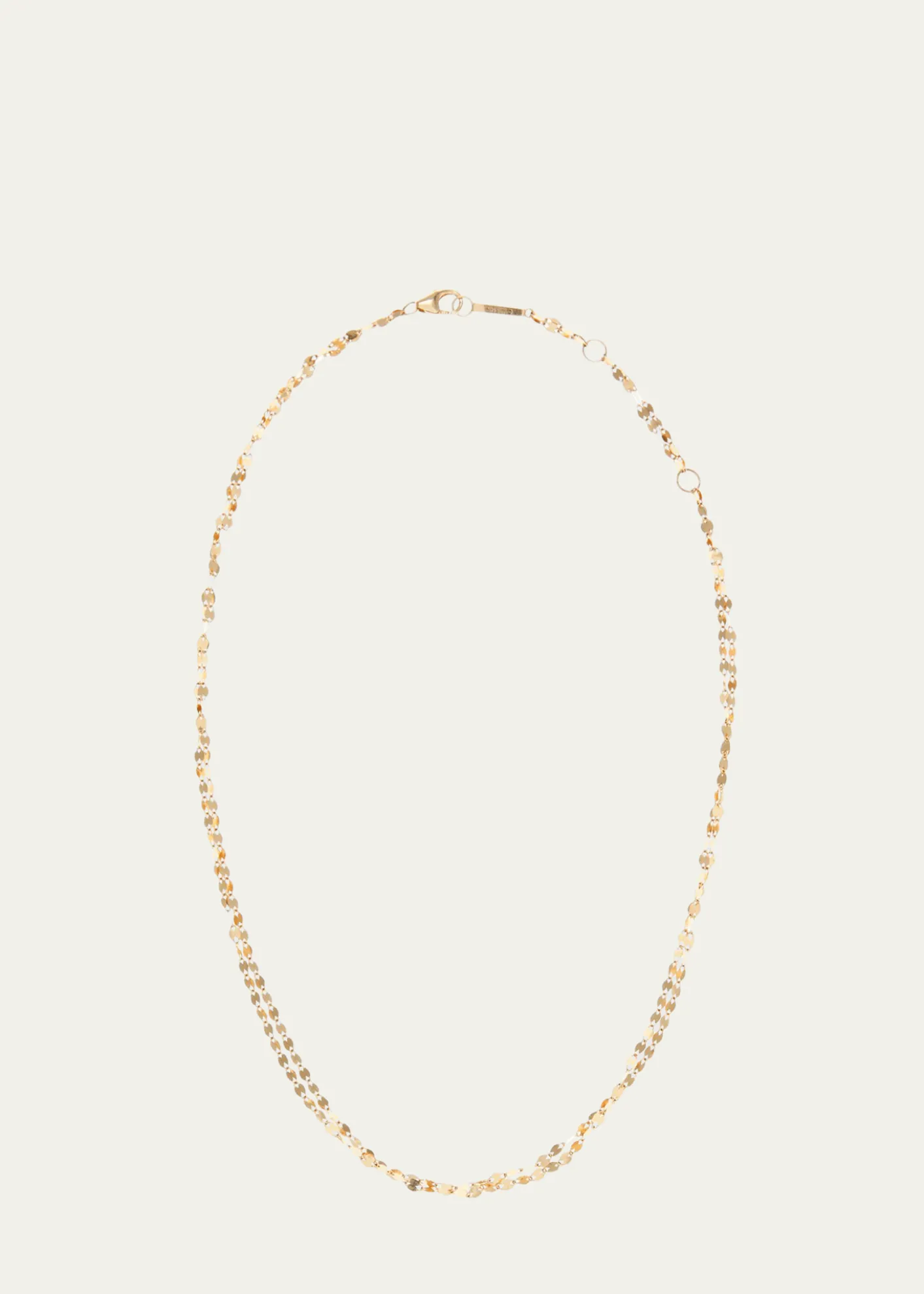 Lana14K Gold Blake Two-Strand Choker Chain Necklace