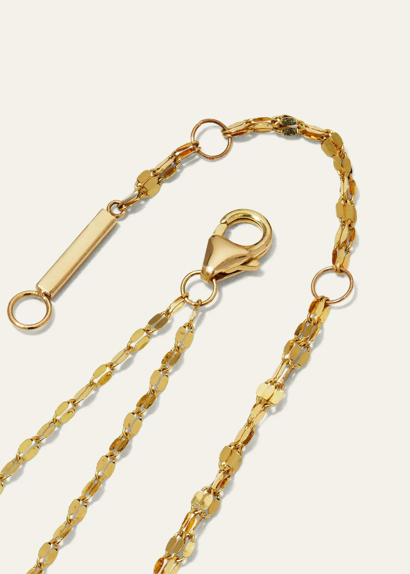 Lana14K Gold Blake Two-Strand Choker Chain Necklace