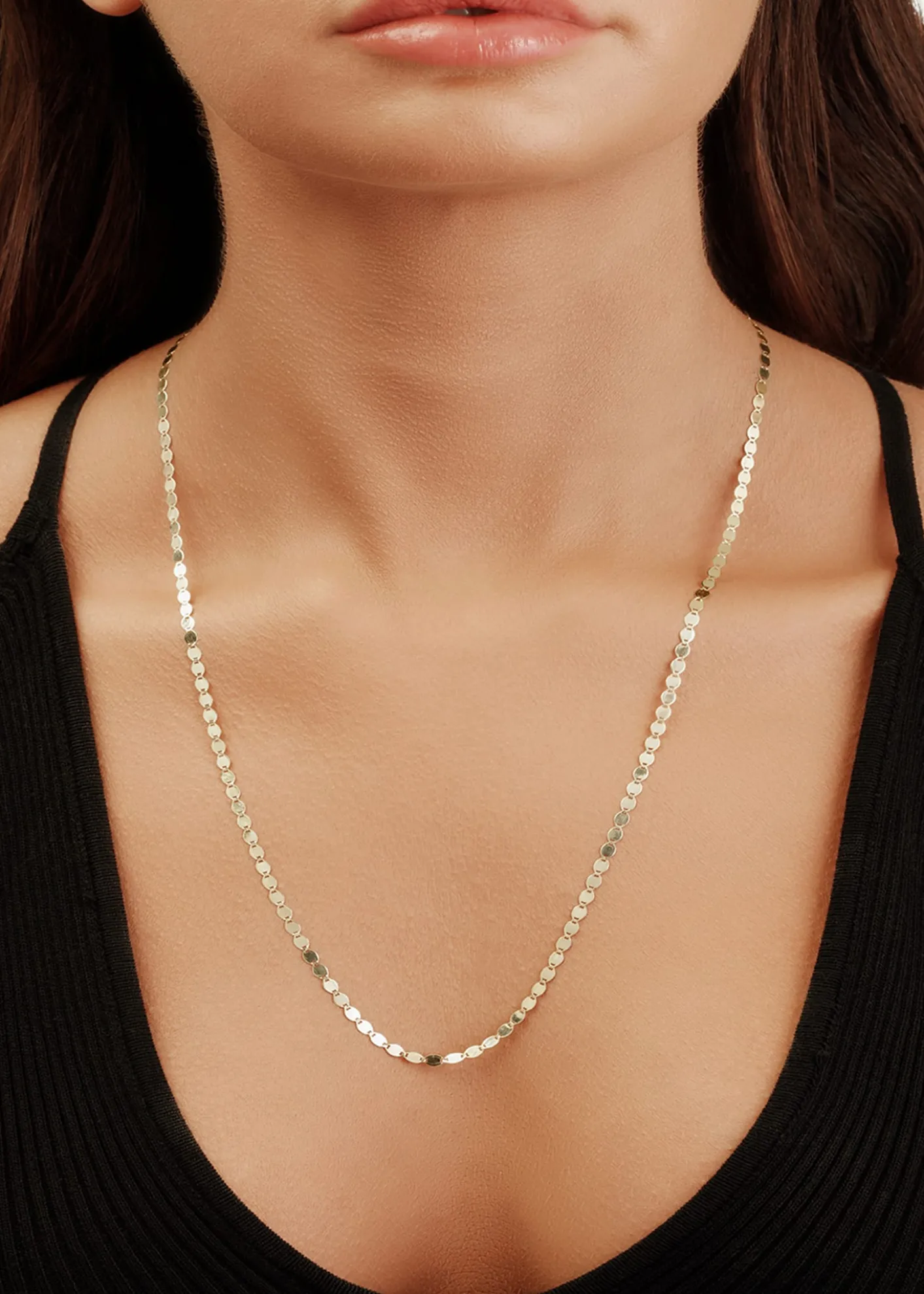 Lana14K Gold Bond Nude Chain Necklace, 24"
