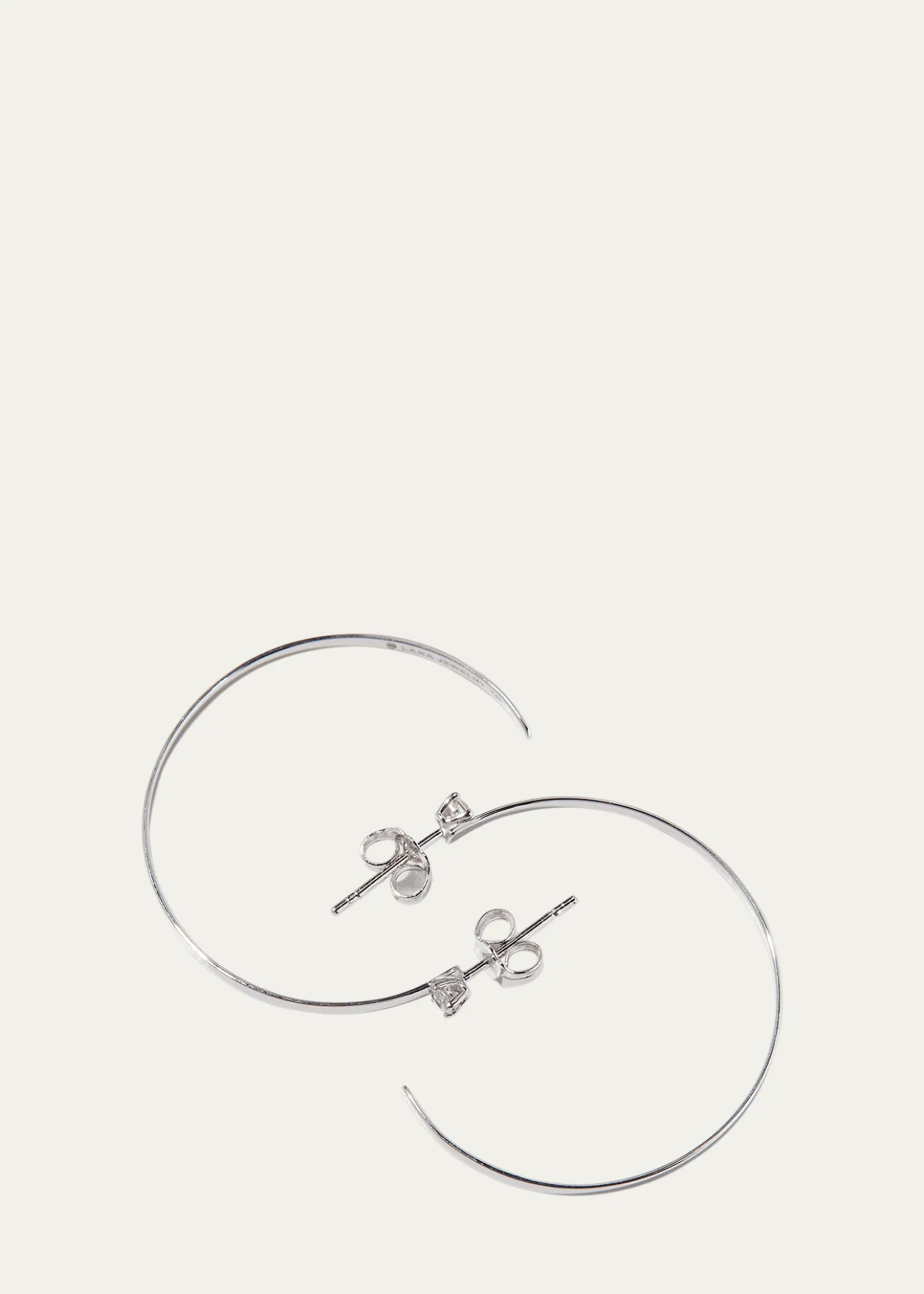 Lana14K Gold Diamond Sunrise Hoop Earrings