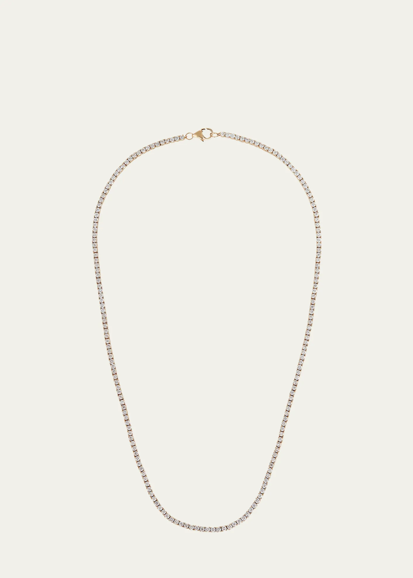 Lana14K Gold Diamond Tennis Necklace, 15"L