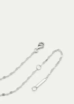 Lana14K Gold Femme Fatale Crossary Necklace with Diamonds