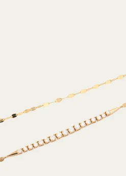 Lana14K Gold Flawless Graduating Diamond Tennis Necklace