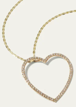 Lana14K Gold Flawless Heart Necklace