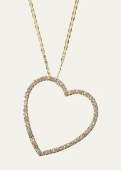 Lana14K Gold Flawless Heart Necklace