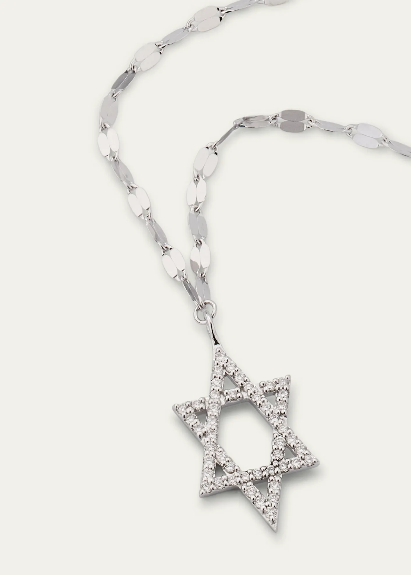 Lana14K Gold Flawless Star of David Pendant Necklace with Jump Ring, 16-18"L