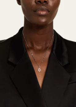 Lana14K Gold Flawless Star of David Pendant Necklace with Jump Ring, 16-18