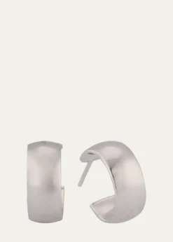 Lana14K Gold Hollow Huggie Earrings
